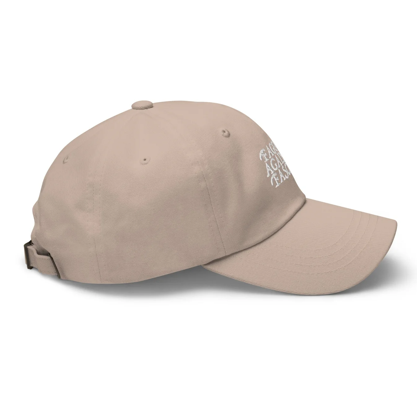 Faggot Against Fascism Dad Hat by YES HOMO in Stone - Image 2