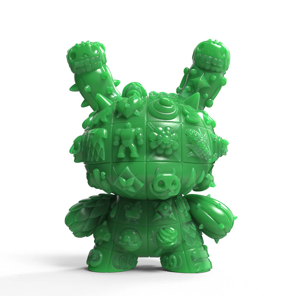 MONOLITH DUNNY 8 IN SCULPTED VINYL ART FIGURE BY ROBOT SODA-JADE EDITION 4-PACK - Image 2