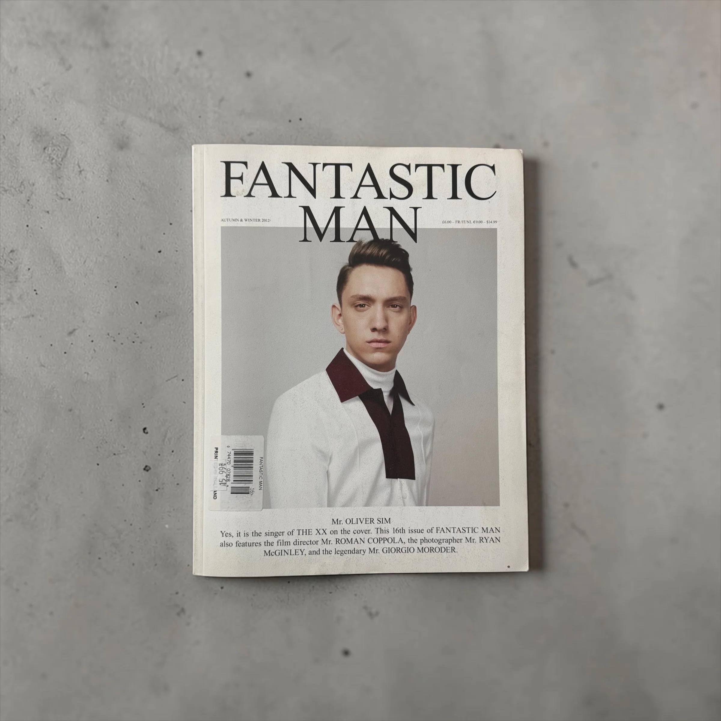 Fantastic Man Issue #16 FW 2012