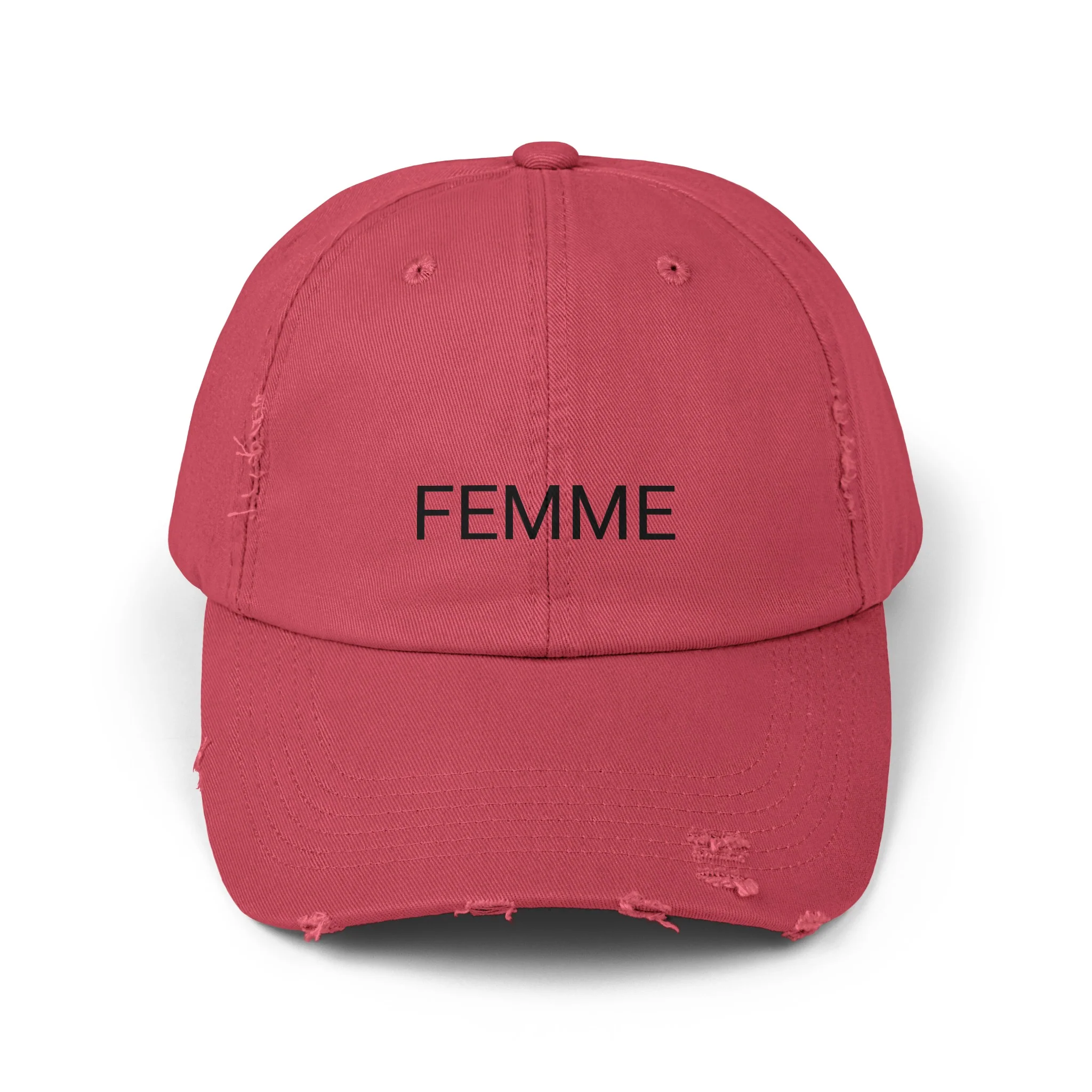 FEMME Distressed Cap in 6 colors - Image 3