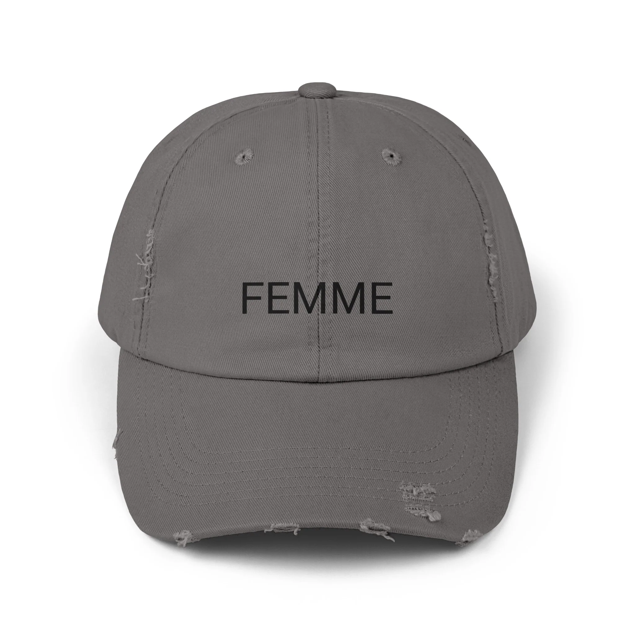 FEMME Distressed Cap in 6 colors - Image 5