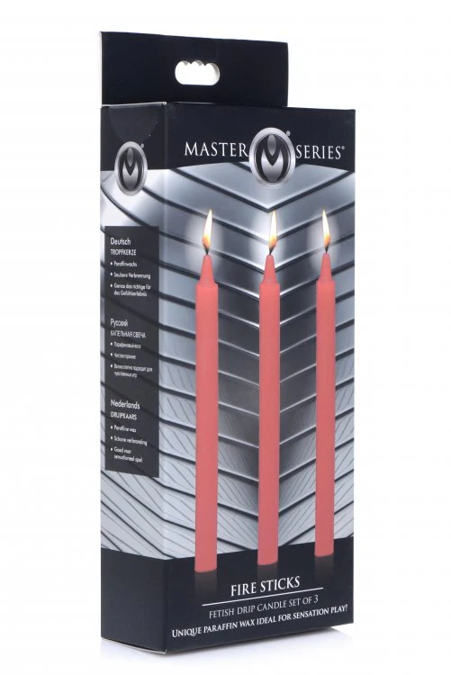 Fetish Drip Candles 3 Pack - Red - Image 5