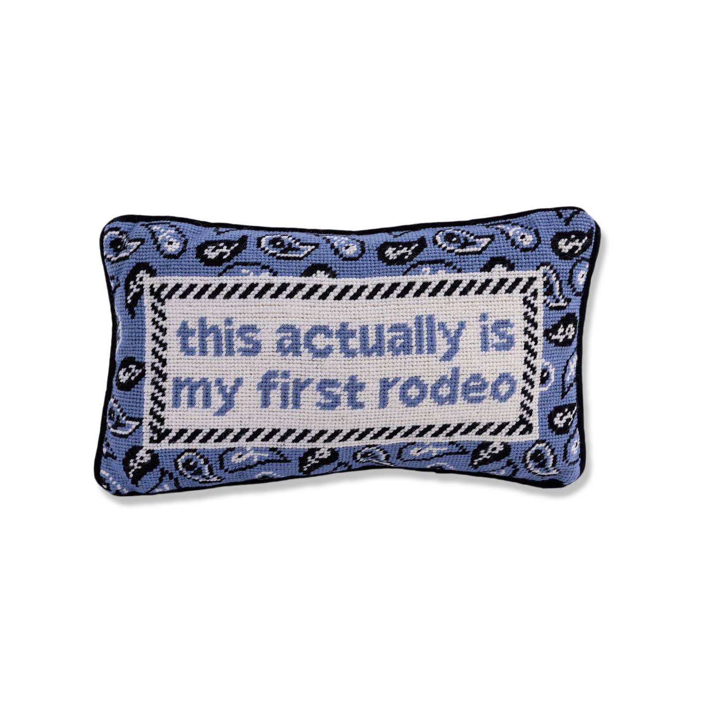 First Rodeo Needlepoint Pillow - Image 2