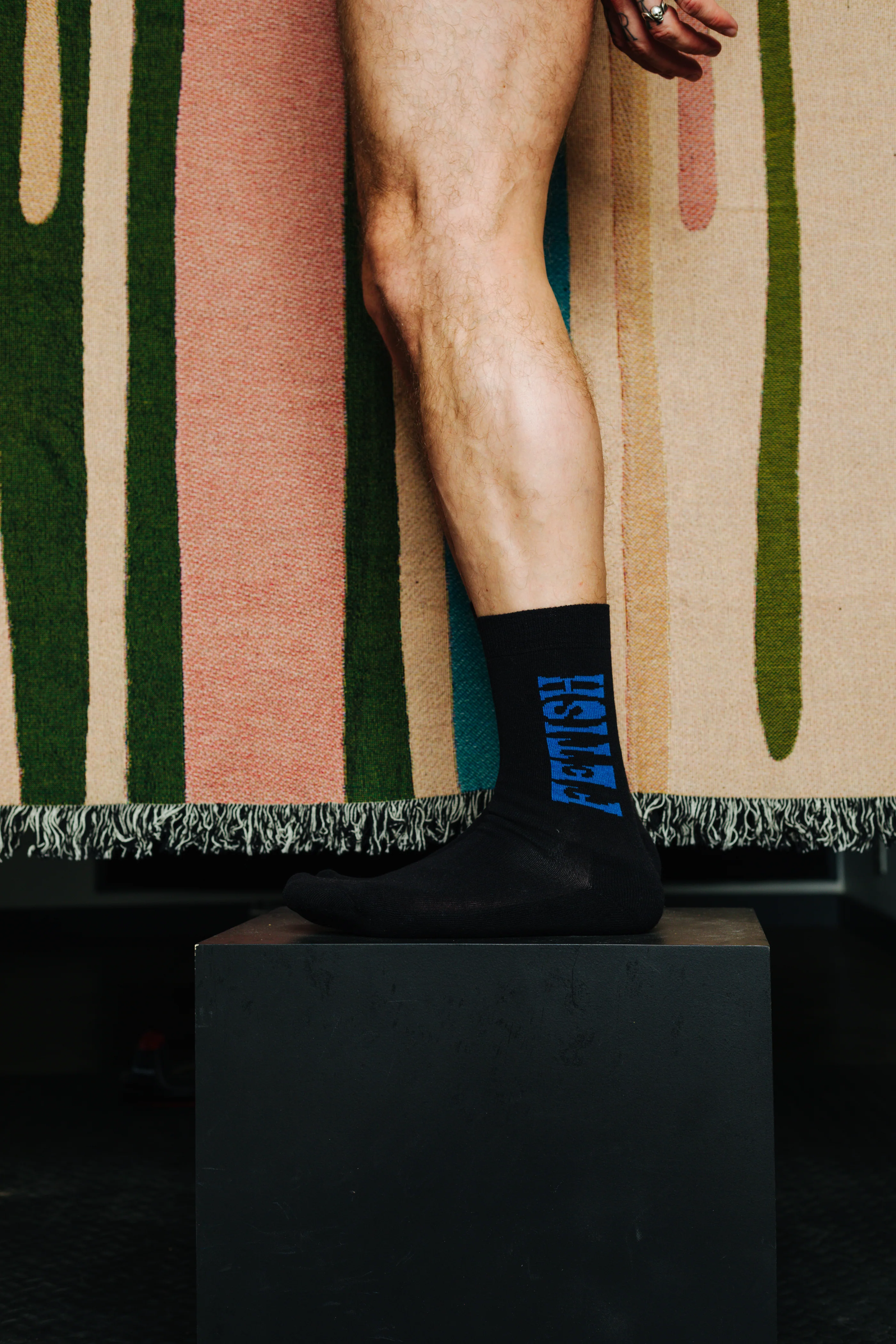 FOOT FETISH CLUB SOCKS (BLACK) BY CARNE BOLLENTE - Image 4