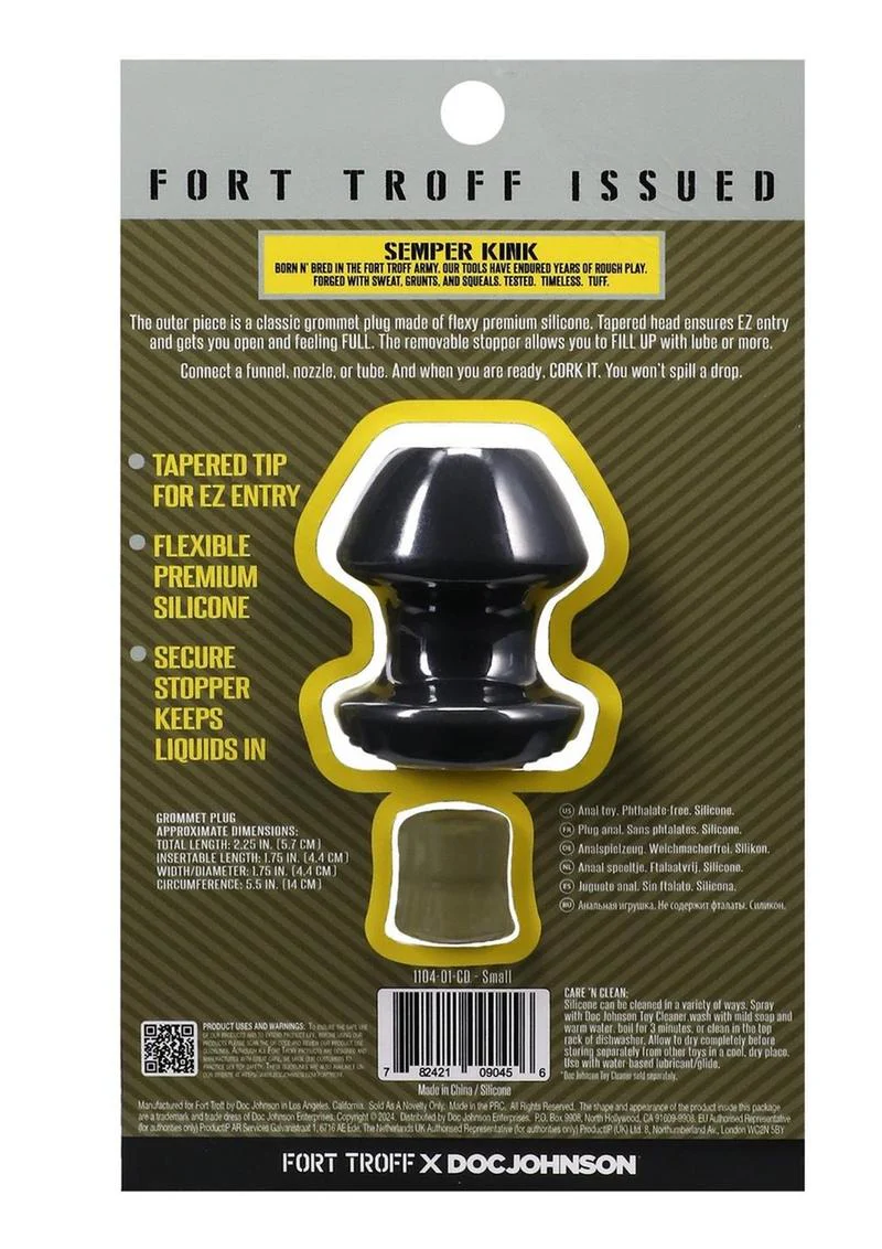 Fort Troff Kum Keeper Silicone Open End Anal Plug - 3 Sizes - Image 12
