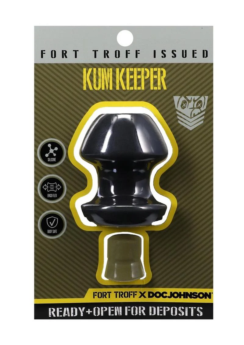Fort Troff Kum Keeper Silicone Open End Anal Plug - 3 Sizes - Image 5