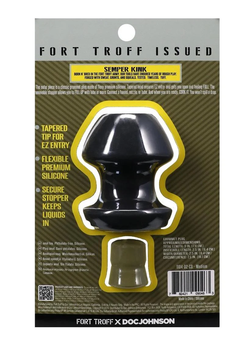 Fort Troff Kum Keeper Silicone Open End Anal Plug - 3 Sizes - Image 8