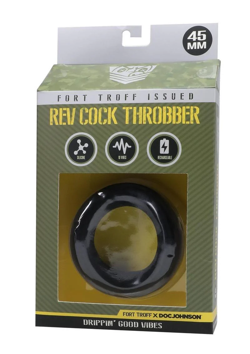 Fort Troff Rev Cock Throbber Rechargeable Silicone Cock Ring - Image 5