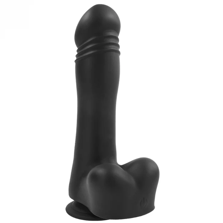 Fort Troff's Piston Thruster Rechargeable Silicone Mini Machine Dildo - Black - Image 7