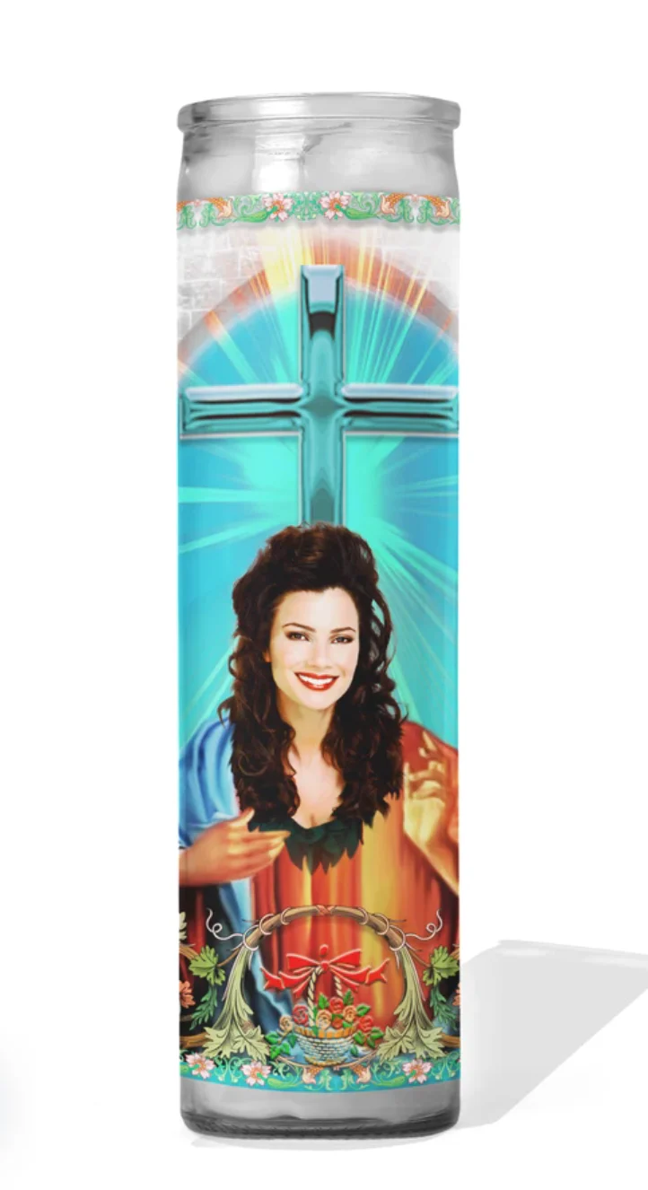 Fran Drescher Celebrity Prayer Candle - Image 2