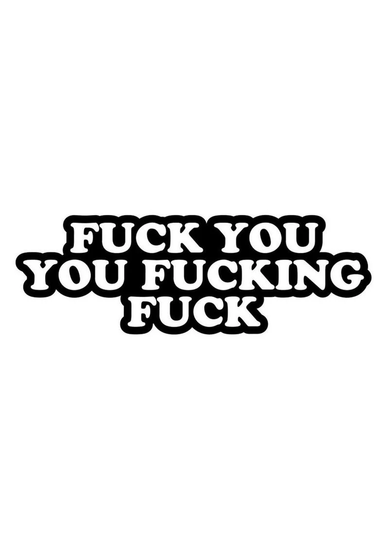 Fuck You You Fucking Fuck Enamel Pin - Image 2