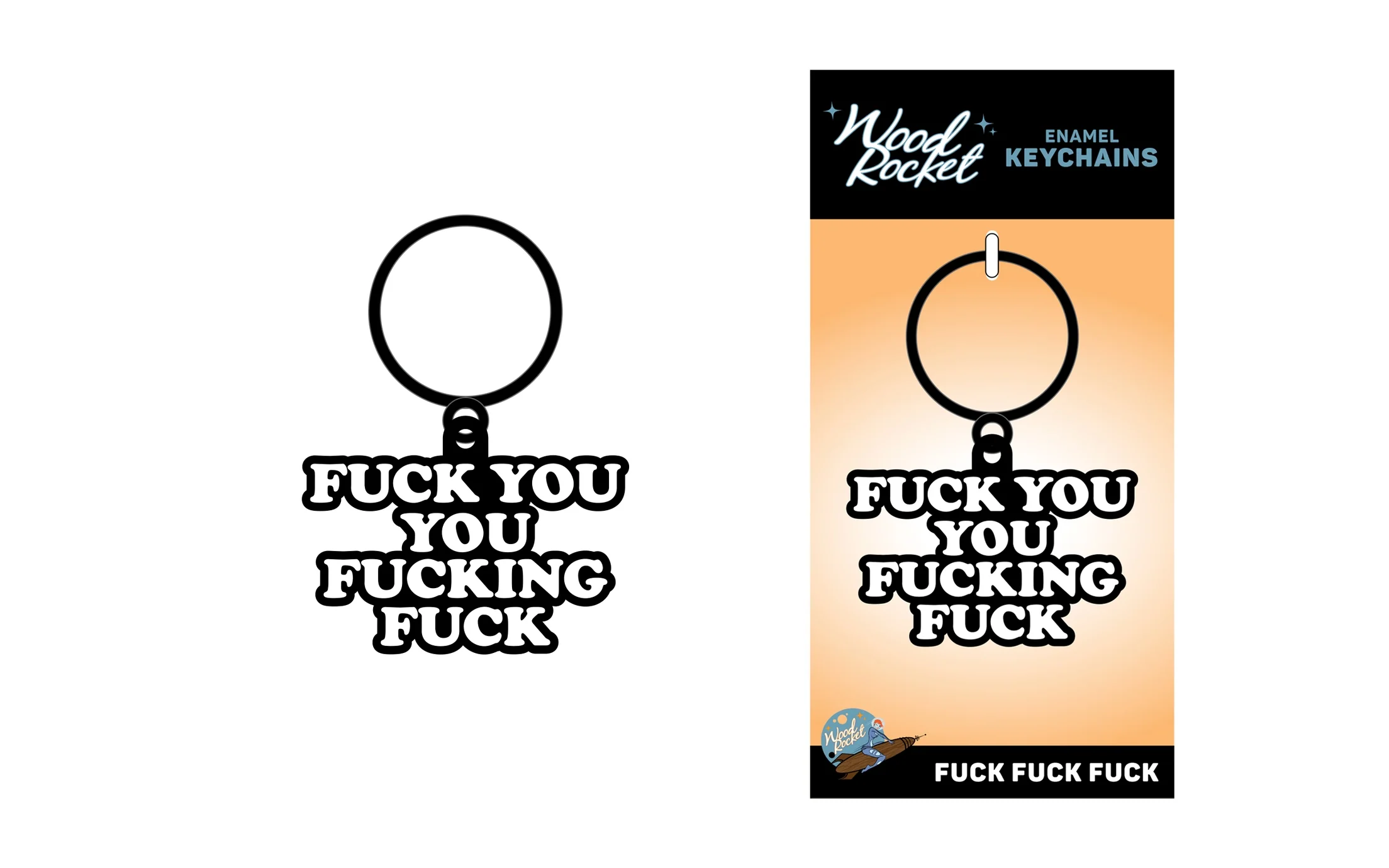 Fuck You You Fucking Fuck Keychain - Image 3