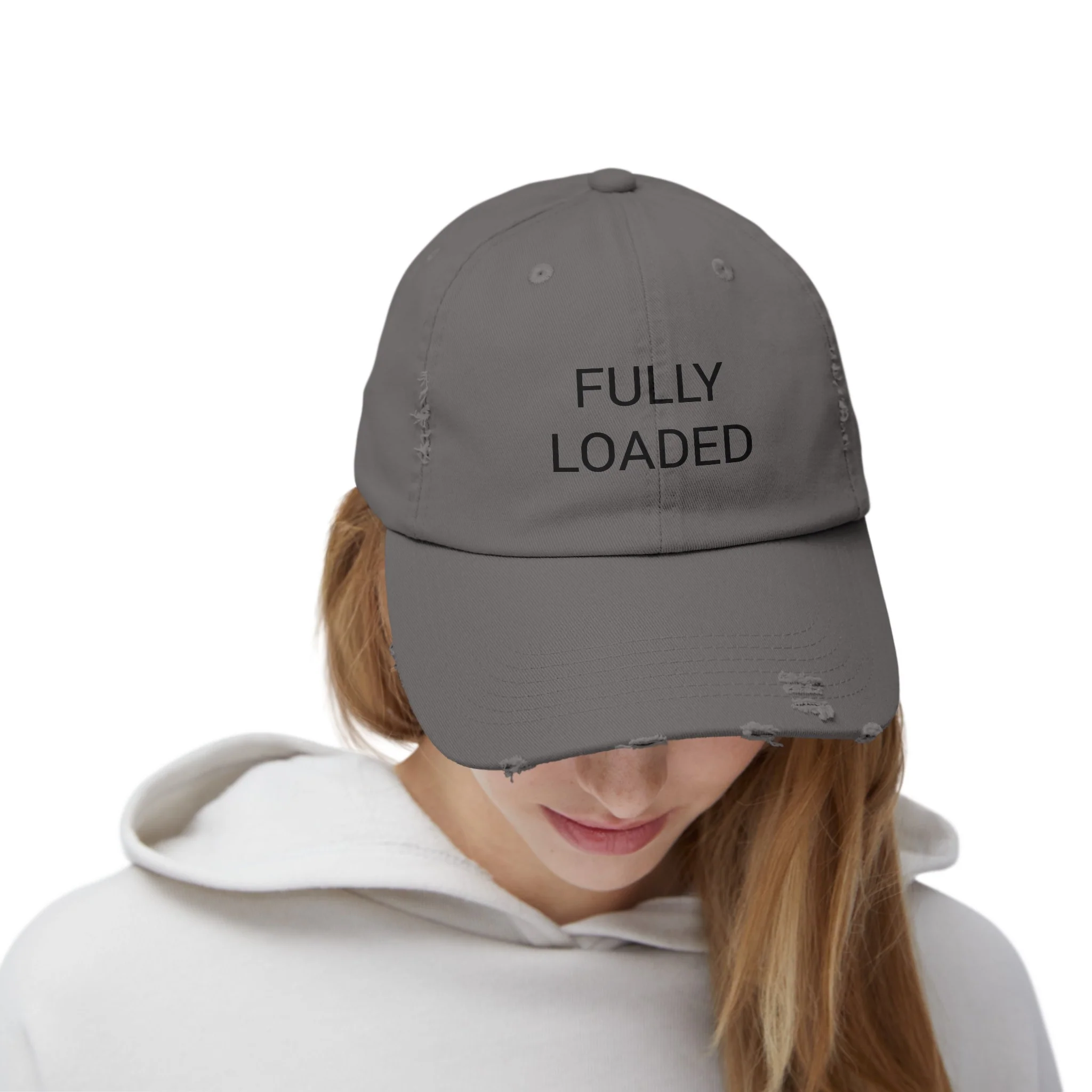 FULLY LOADED Distressed Cap in 6 colors - Image 9