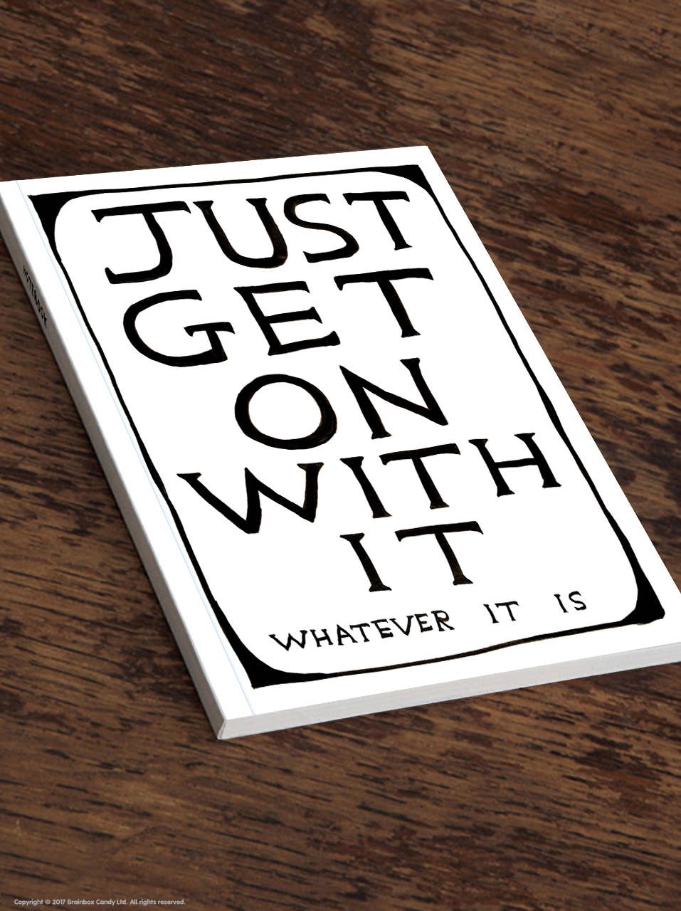 David Shrigley A5 Notebook Just Get On With It - Image 2