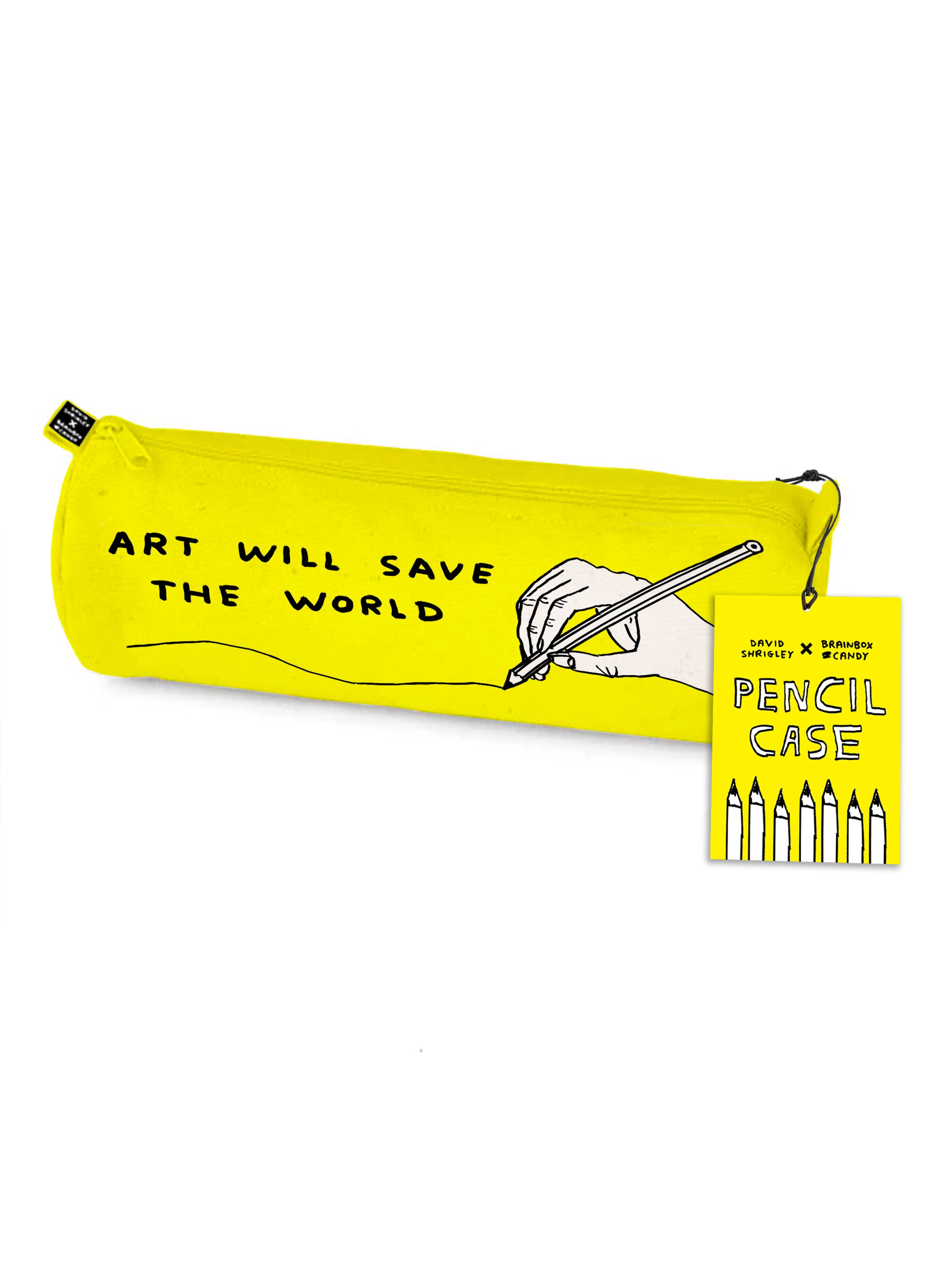 David Shrigley - Art Save The World Pencil Case - Image 2