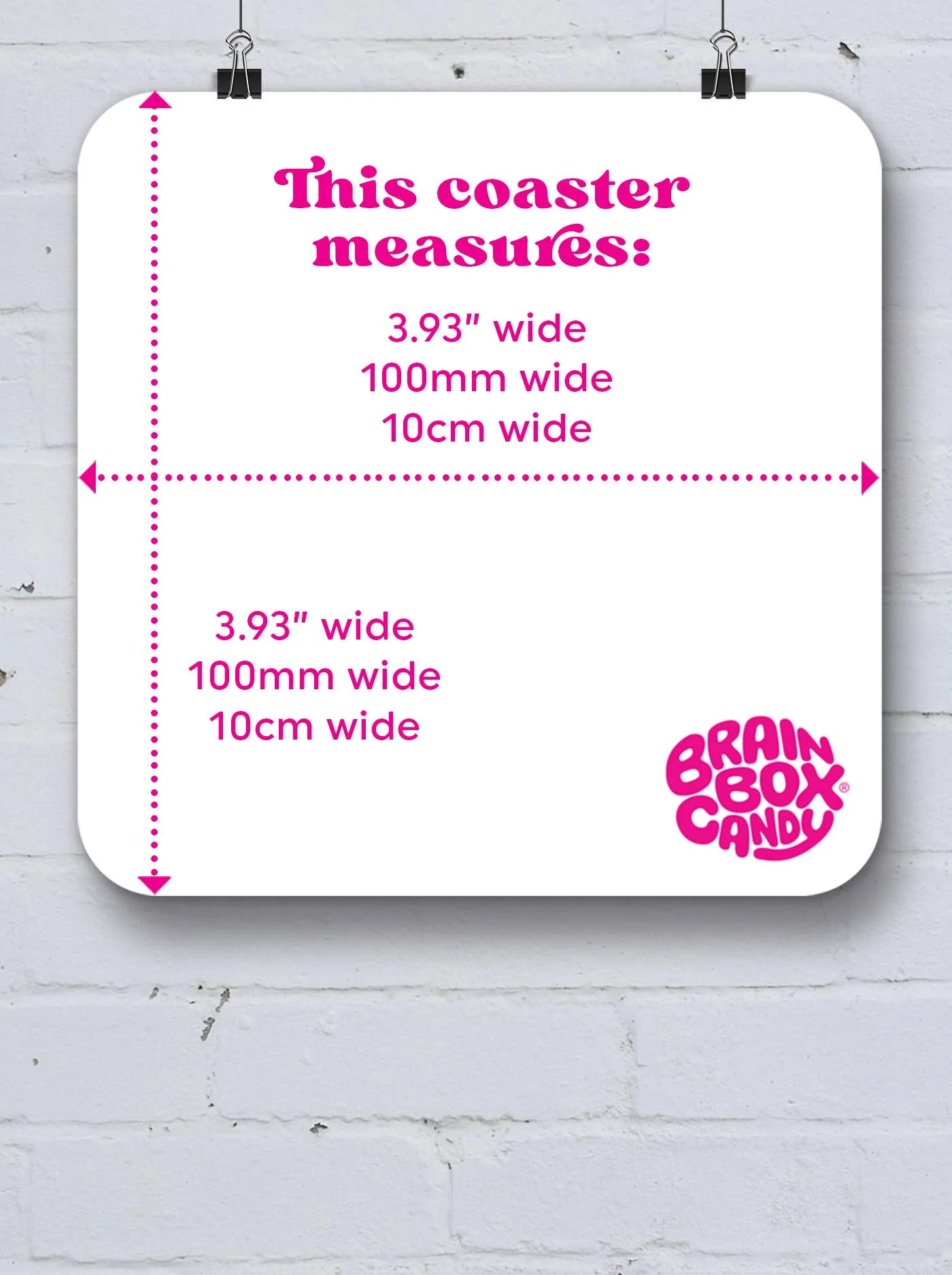 David Shrigley Coaster - Drunk Again - Image 3