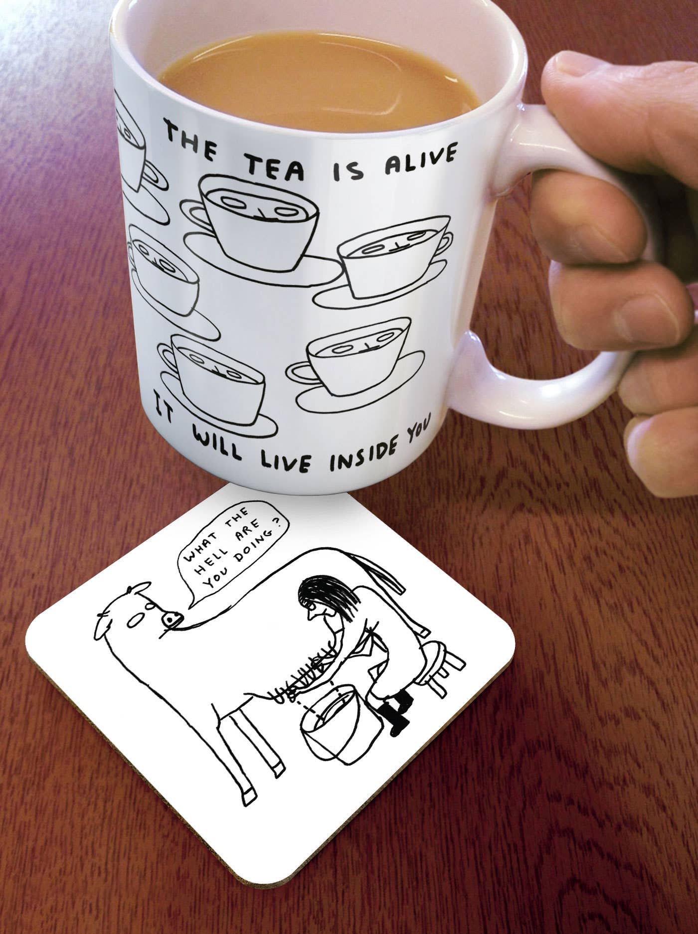 David Shrigley Coaster - What The Hell - Image 2