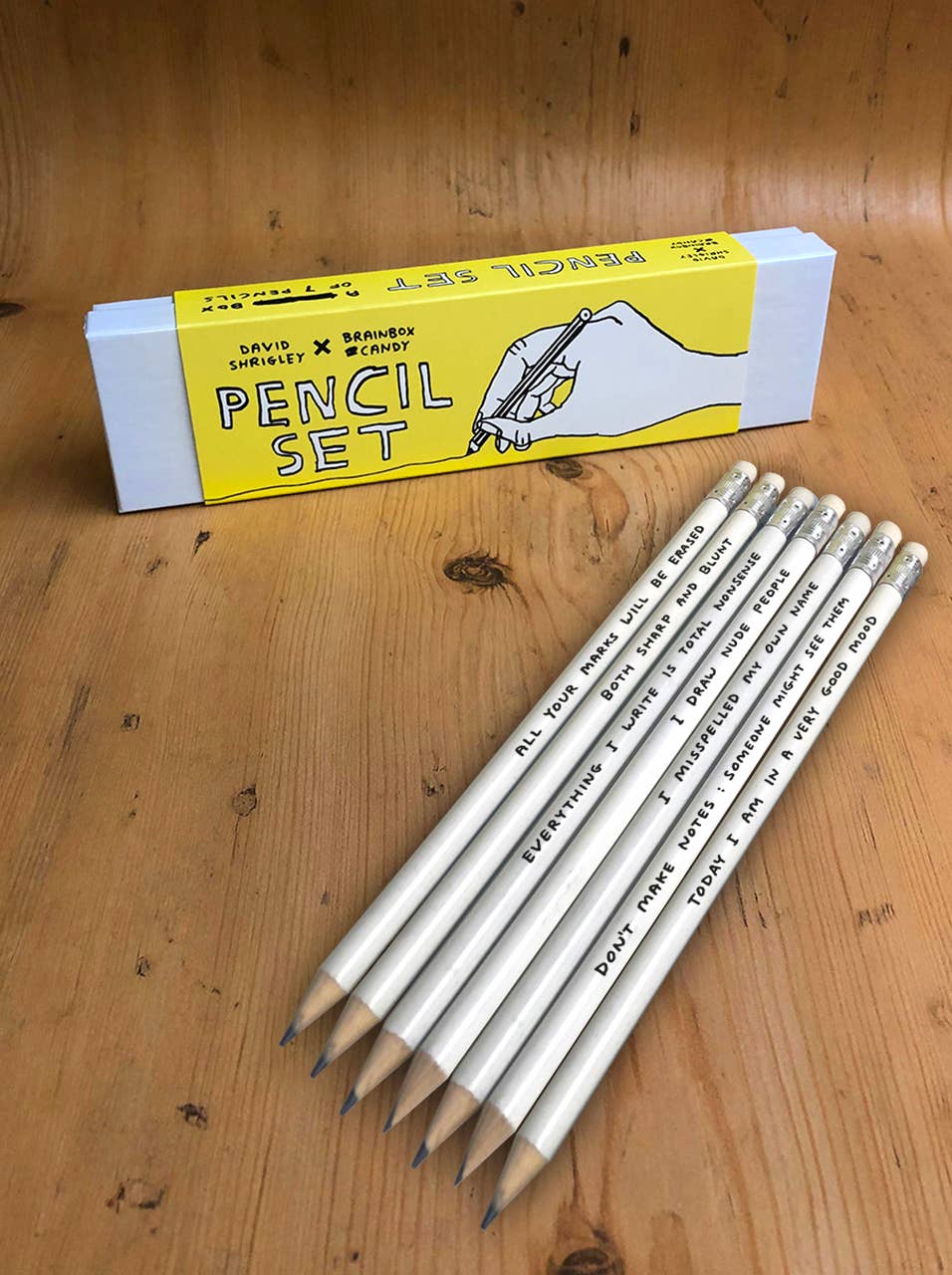 Funny Gift - David Shrigley Pencil Box - 7 Designs - Image 2