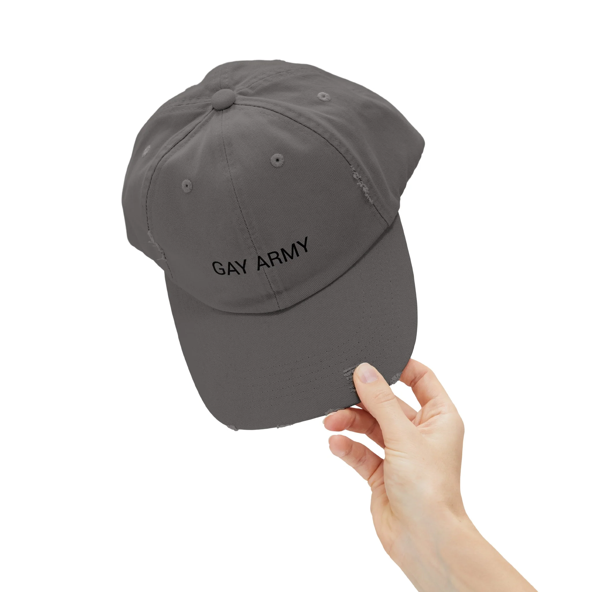 GAY ARMY Distressed Cap in 6 colors - Image 27