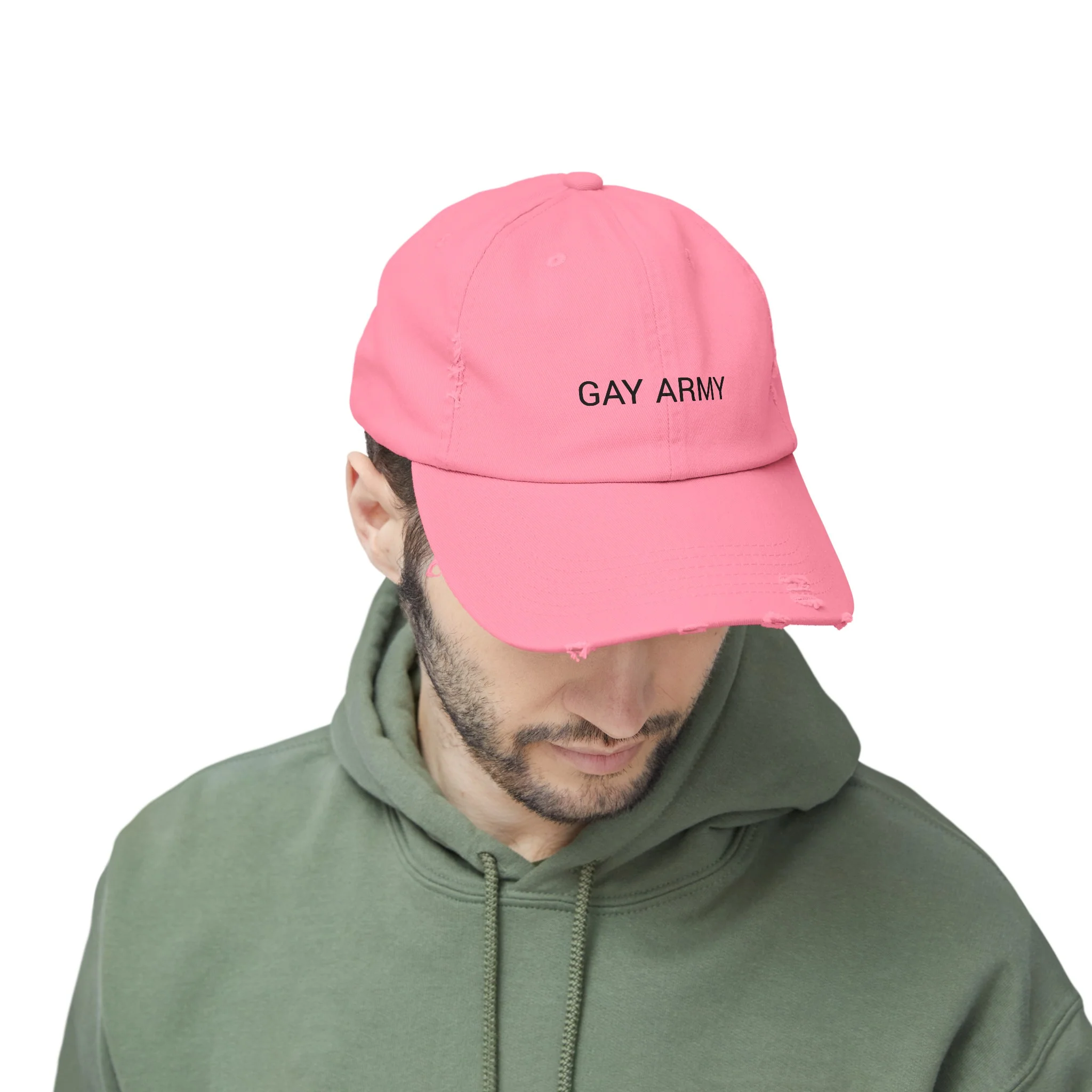 GAY ARMY Distressed Cap in 6 colors - Image 40