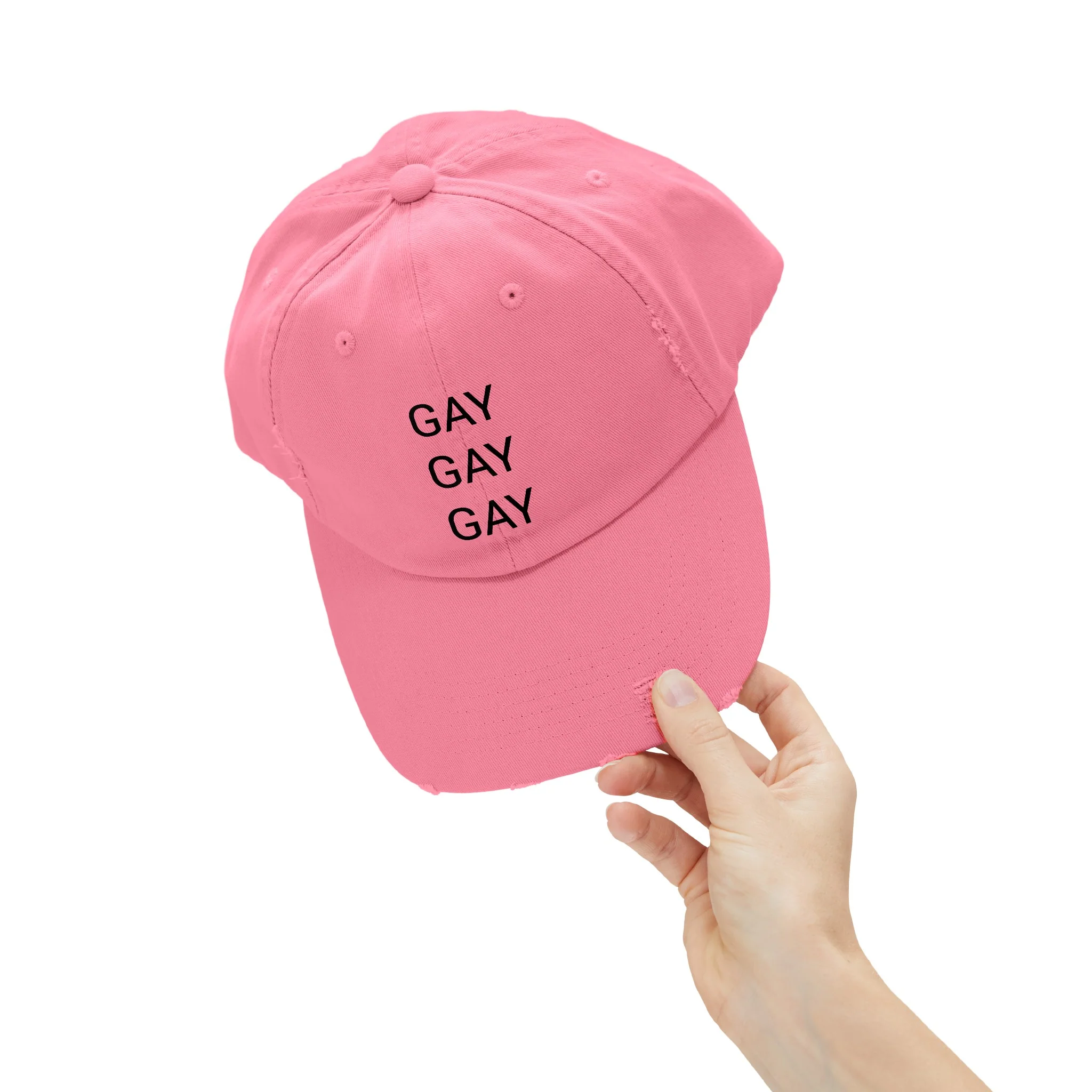 GAY GAY GAY Distressed Cap in 6 colors - Image 11