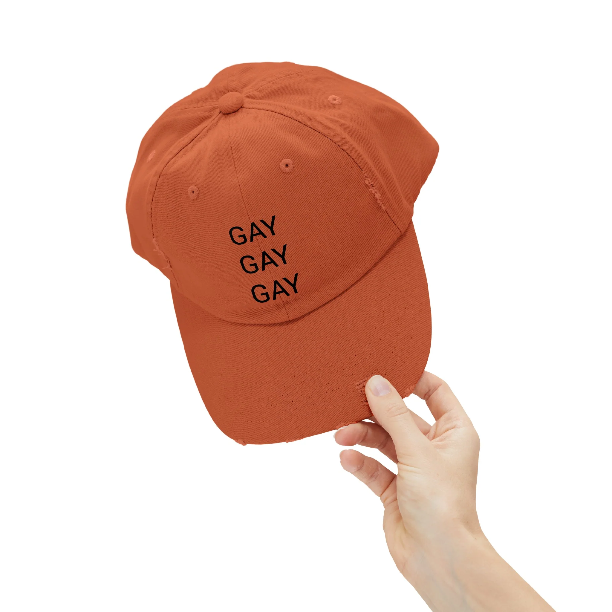 GAY GAY GAY Distressed Cap in 6 colors - Image 16