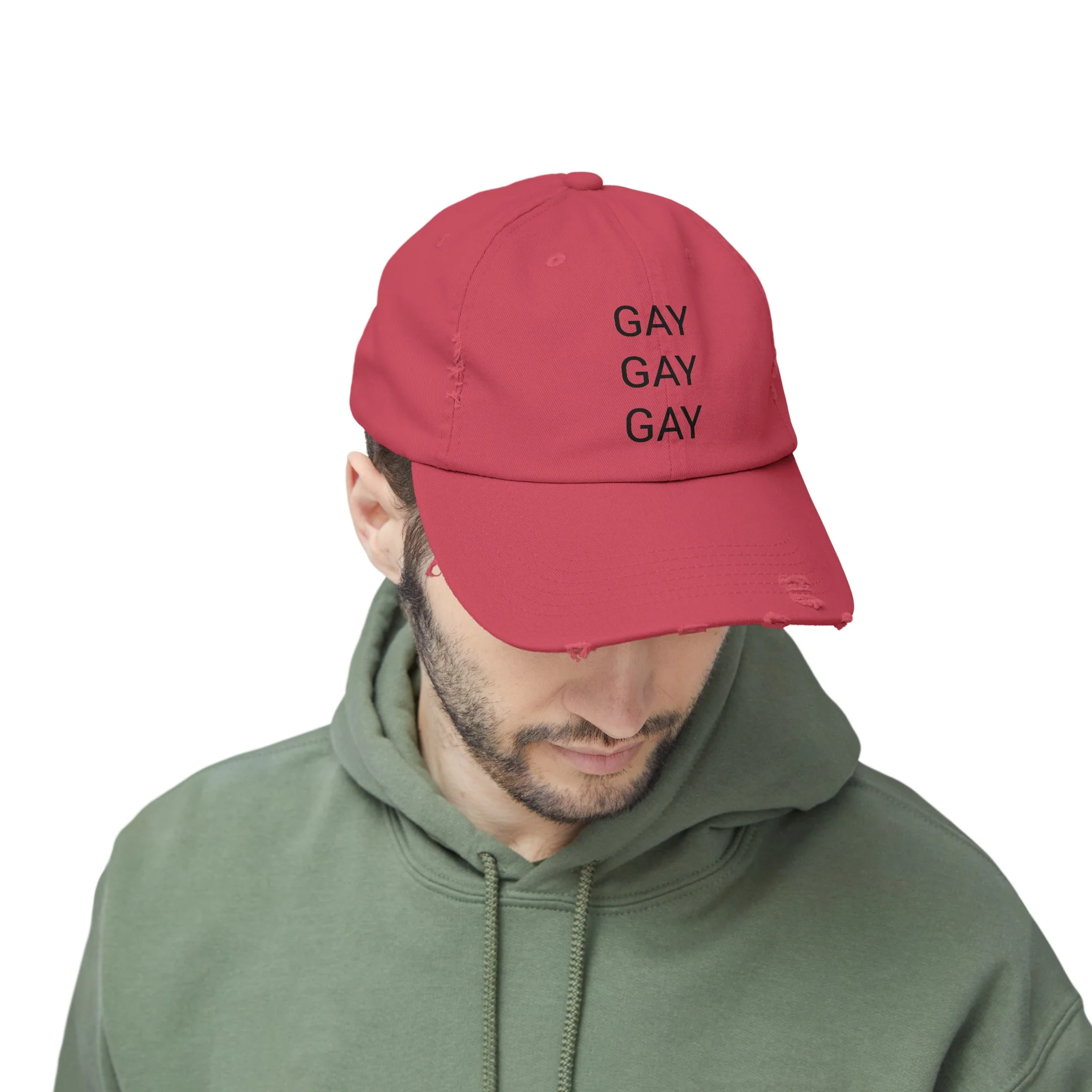 GAY GAY GAY Distressed Cap in 6 colors - Image 19