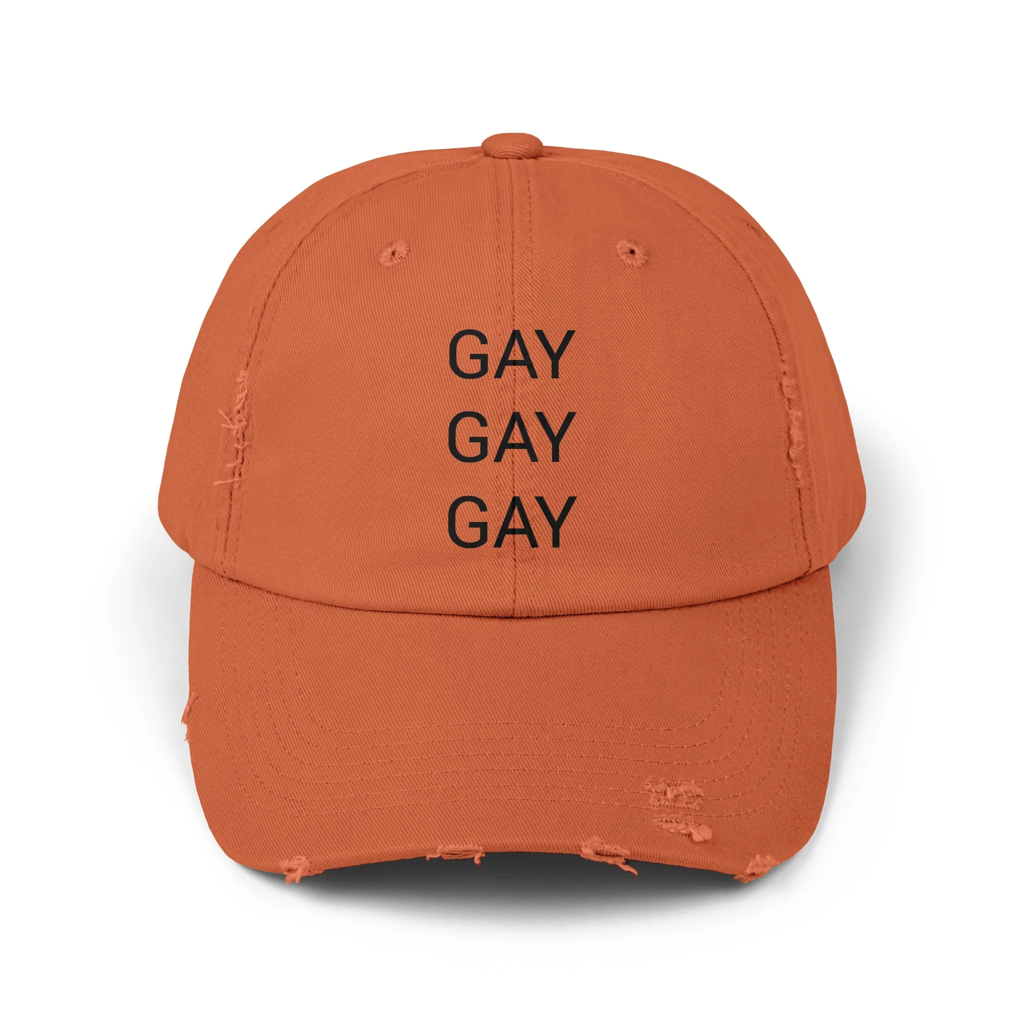 GAY GAY GAY Distressed Cap in 6 colors - Image 2