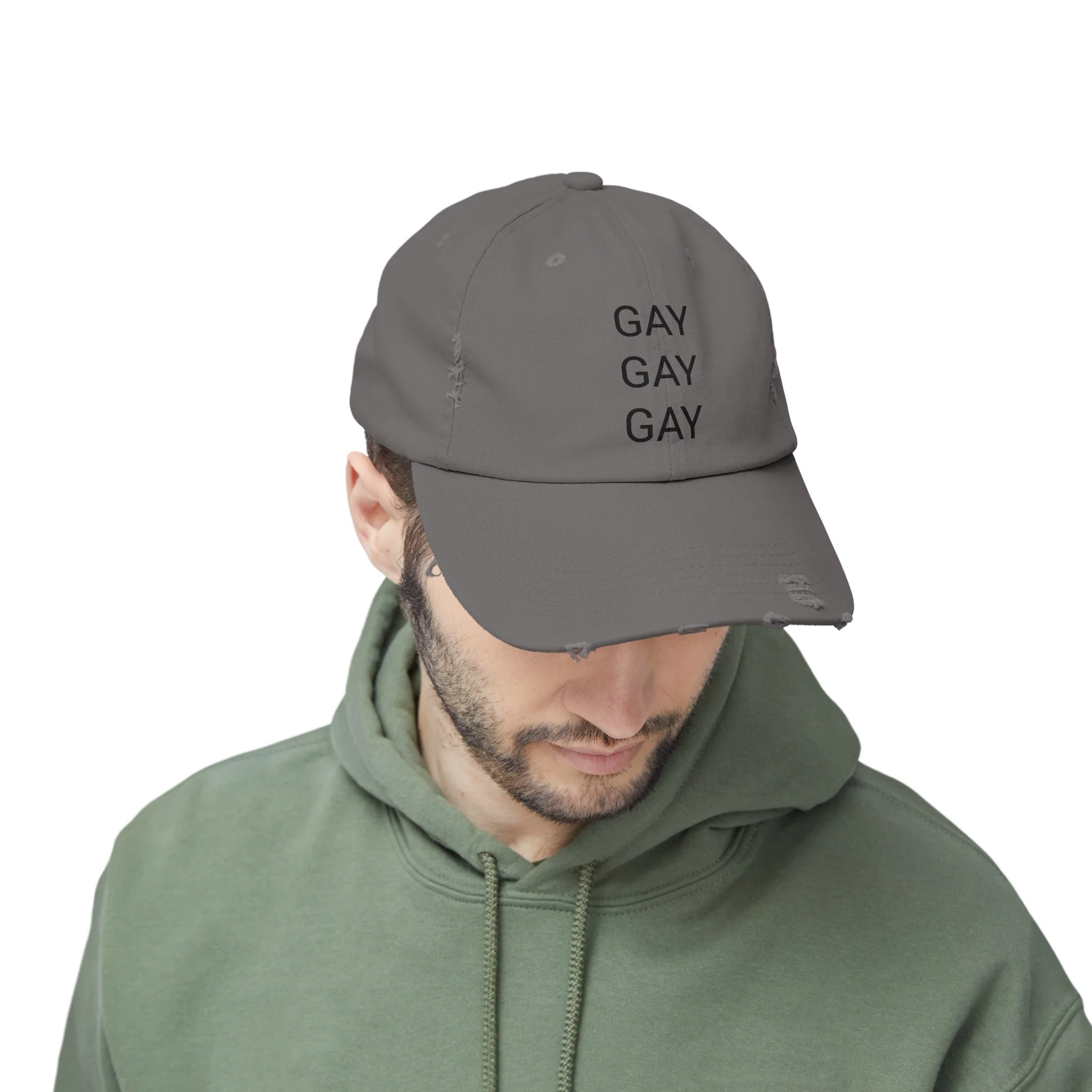 GAY GAY GAY Distressed Cap in 6 colors - Image 24