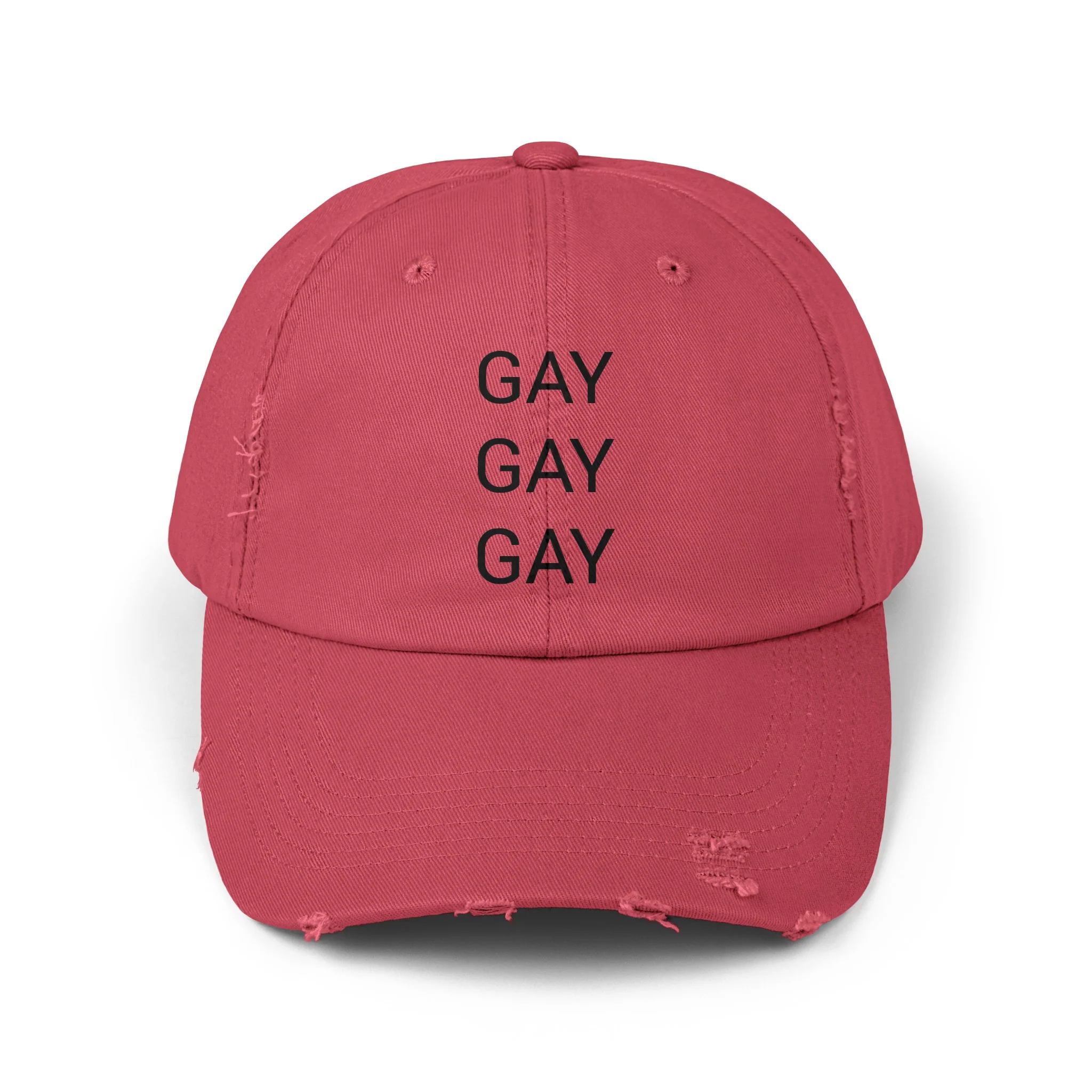 GAY GAY GAY Distressed Cap in 6 colors - Image 3