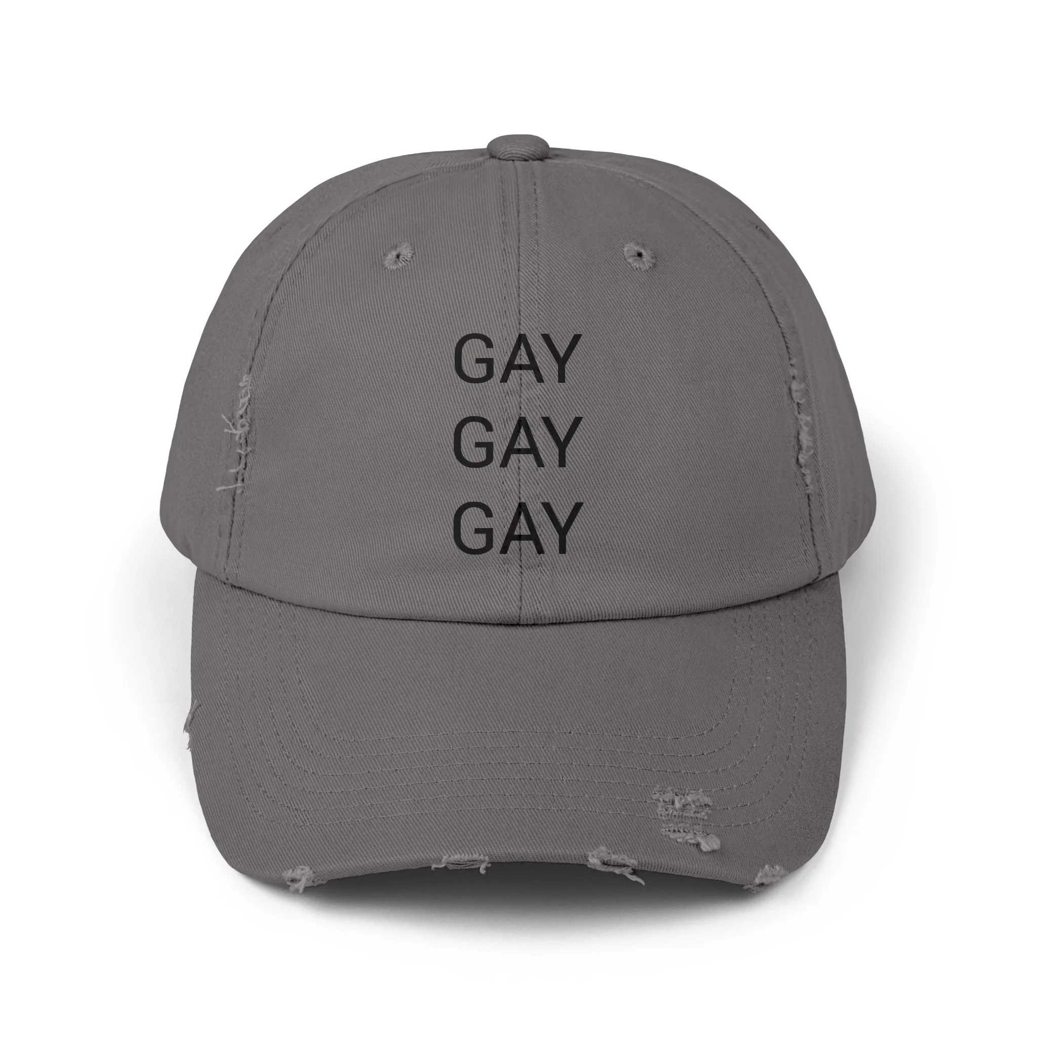 GAY GAY GAY Distressed Cap in 6 colors - Image 4