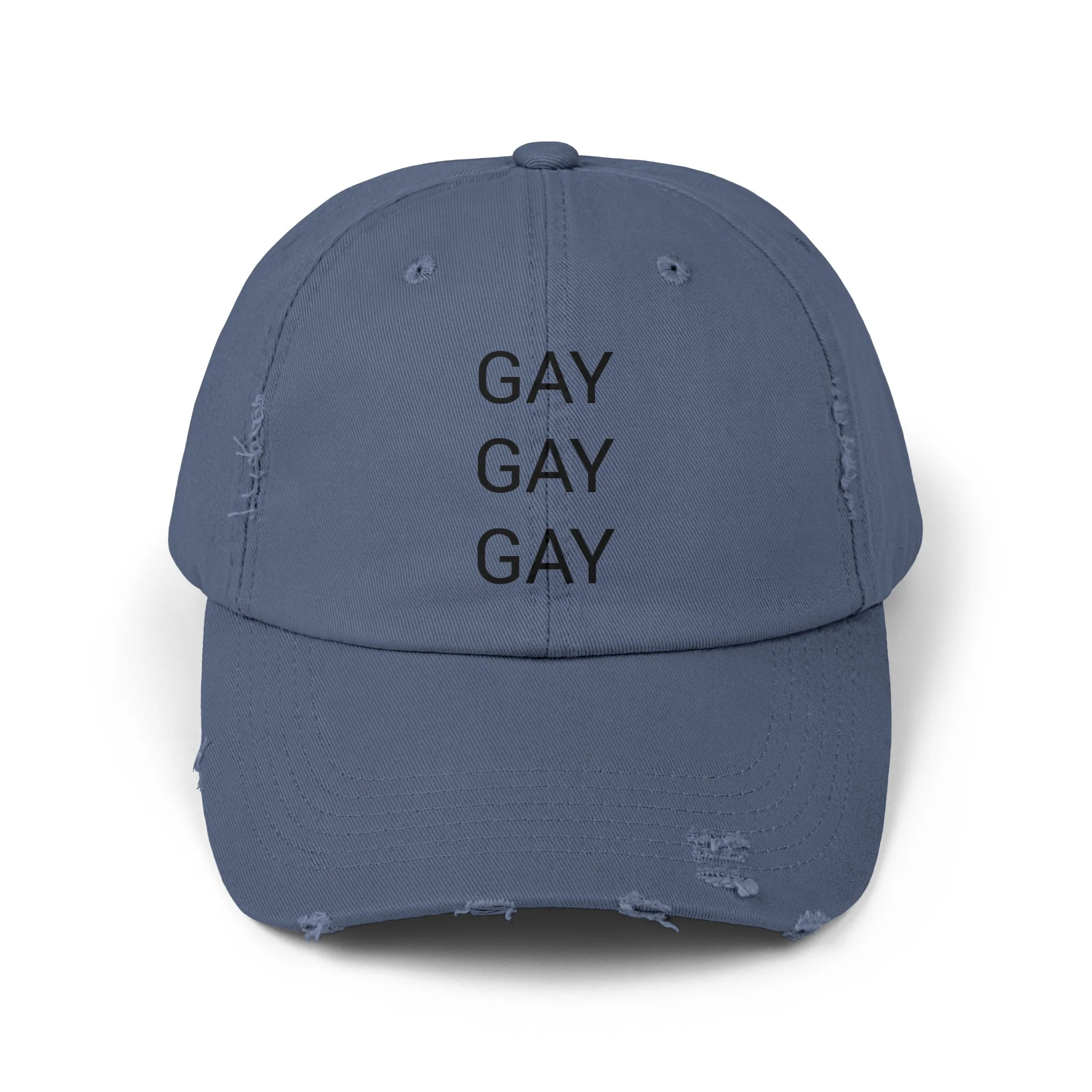 GAY GAY GAY Distressed Cap in 6 colors - Image 5
