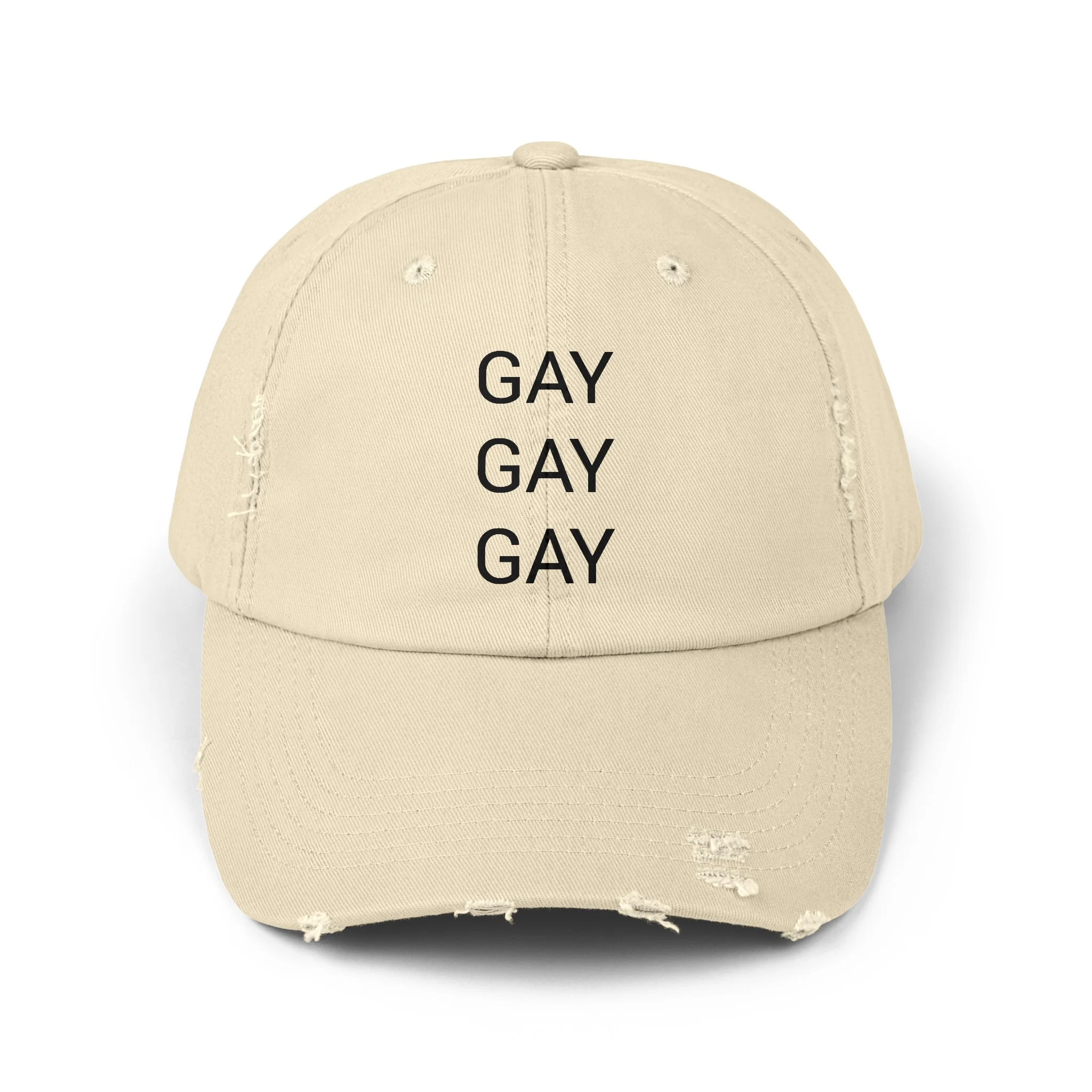GAY GAY GAY Distressed Cap in 6 colors - Image 6