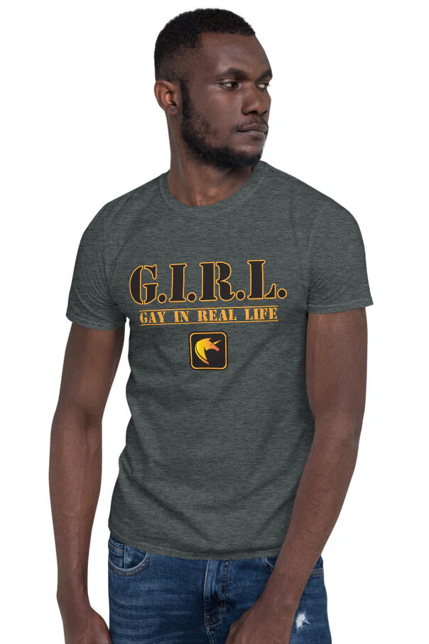 Gay In Real Life Tee by Peachy Kings - Image 4