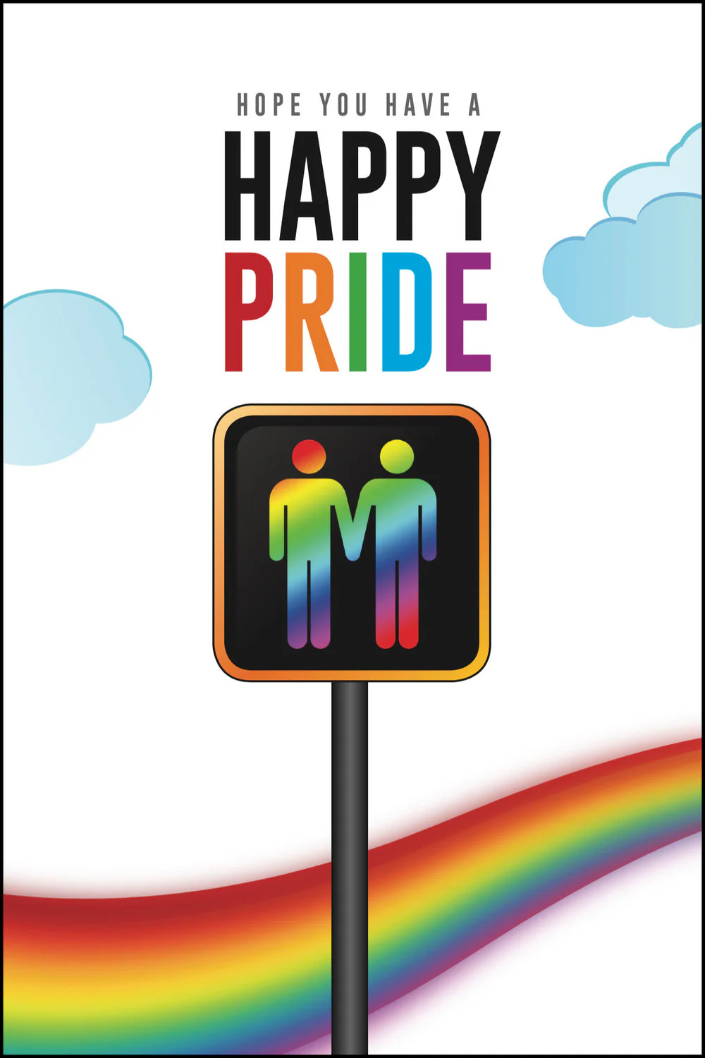 GAY PRIDE GREETING CARD BY KWEER CARDS - Image 2