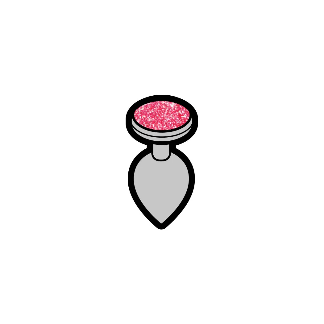 Gem Butt Plug Enamel Pin - Image 2