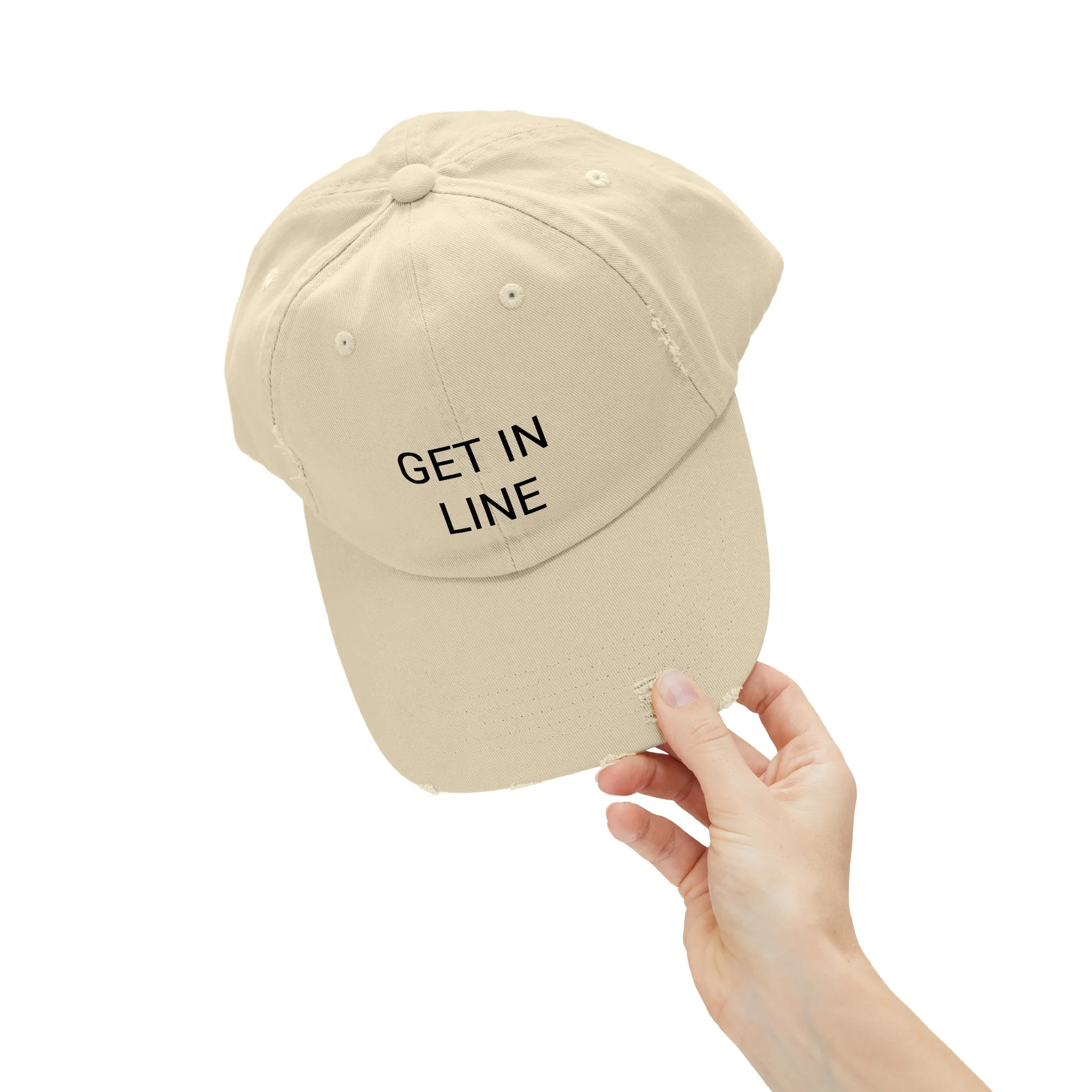 GET IN LINE Distressed Cap in 6 colors - Image 42