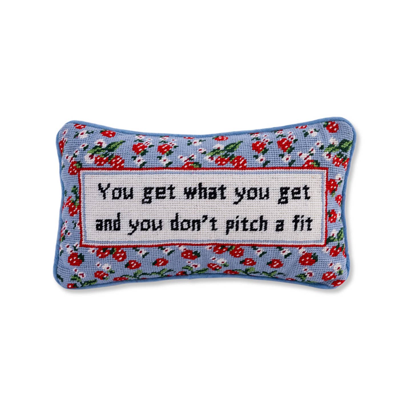 Get What You Get Needlepoint Pillow - Image 2