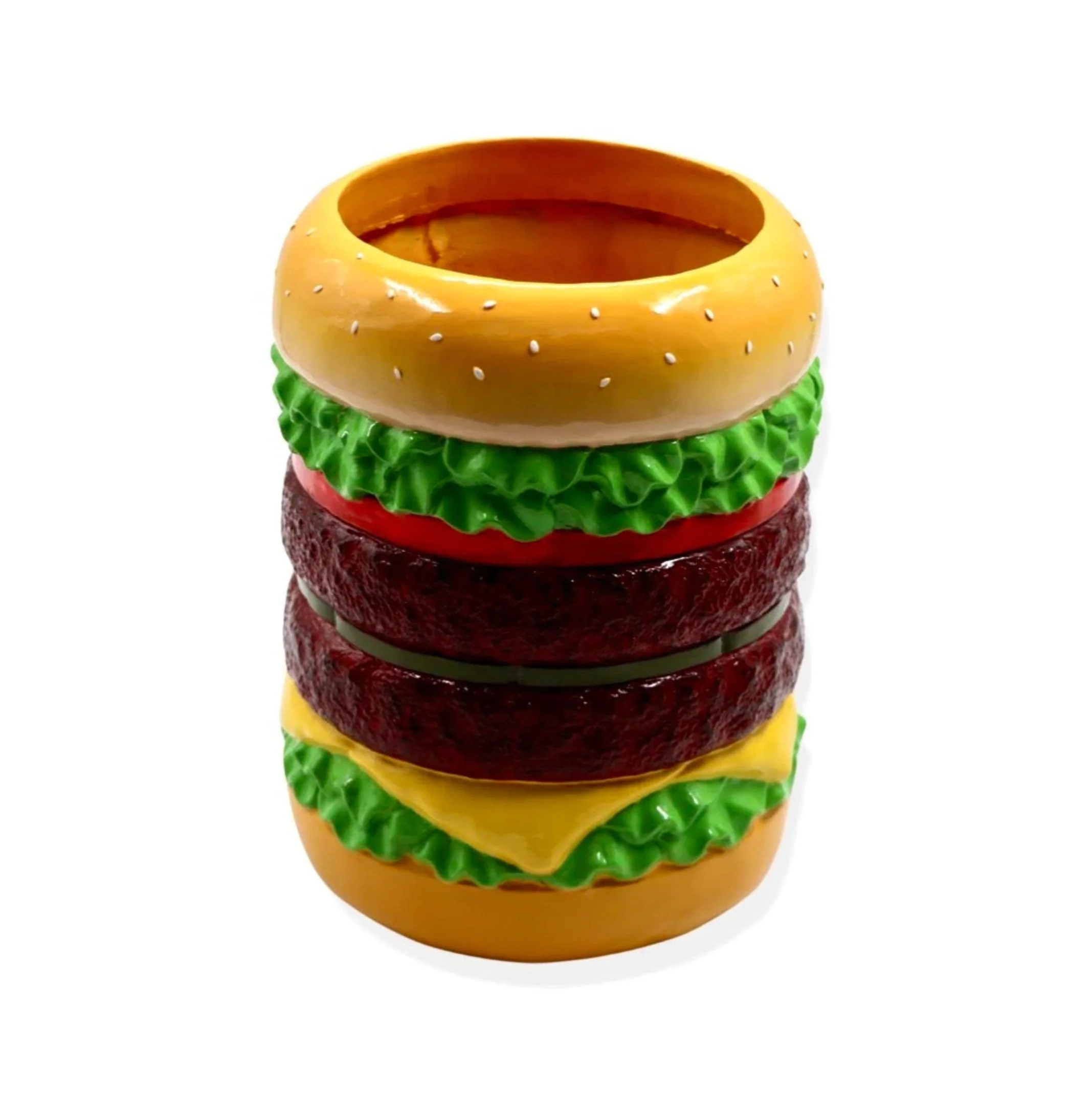 Giant Hamburger Planter by Third Drawer Down - Image 3