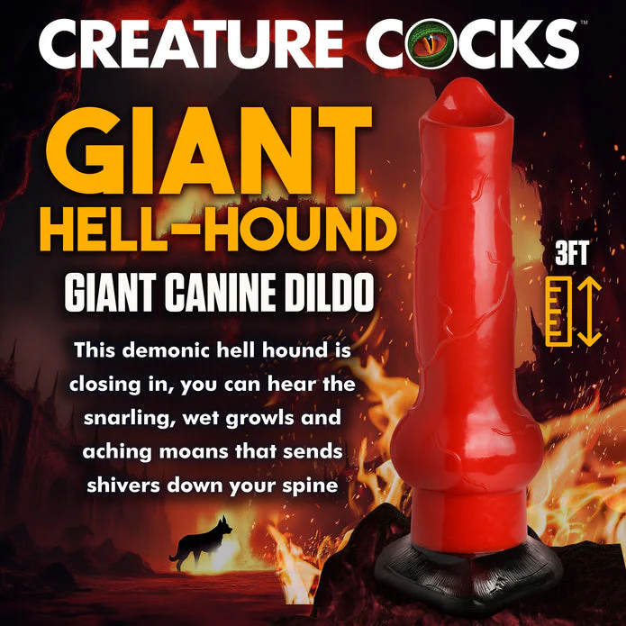 Giant Hell-Hound Canine Dildo by creature cocks - Image 4