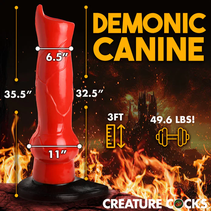 Giant Hell-Hound Canine Dildo by creature cocks - Image 6