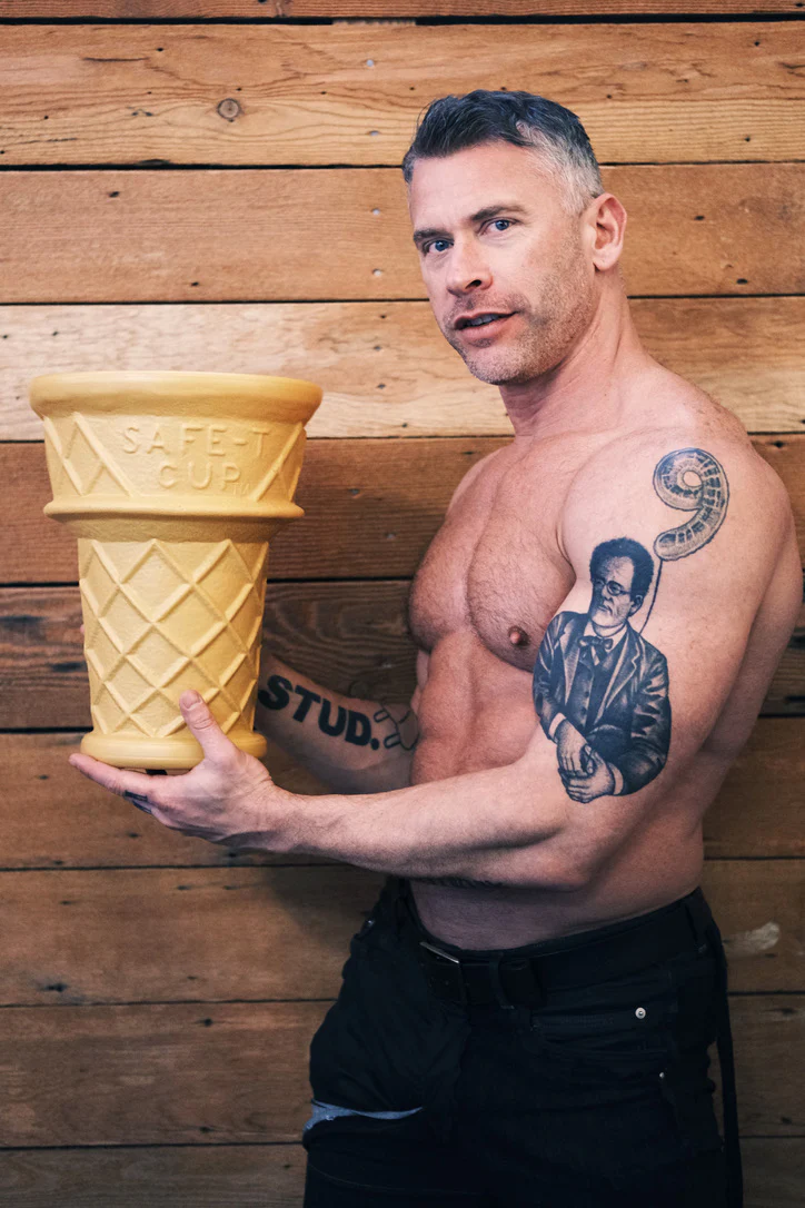 Giant Ice Cream Planter by Third Drawer Down - Image 2