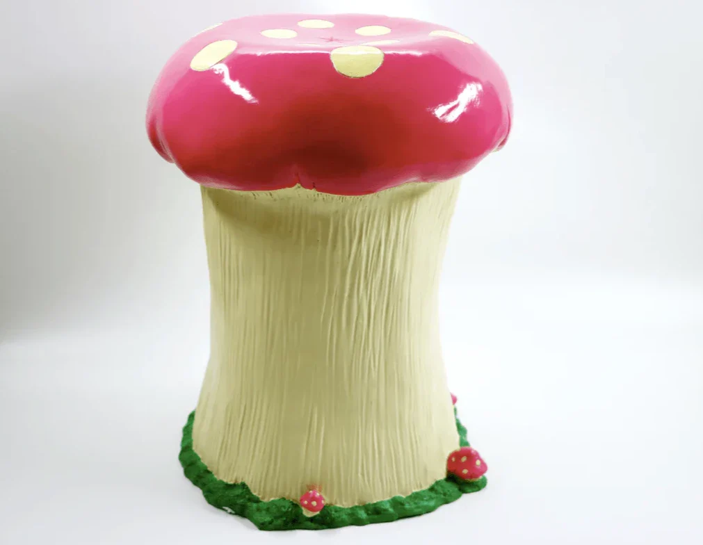 Giant Mushroom Stool by Third Drawer Down - Image 3