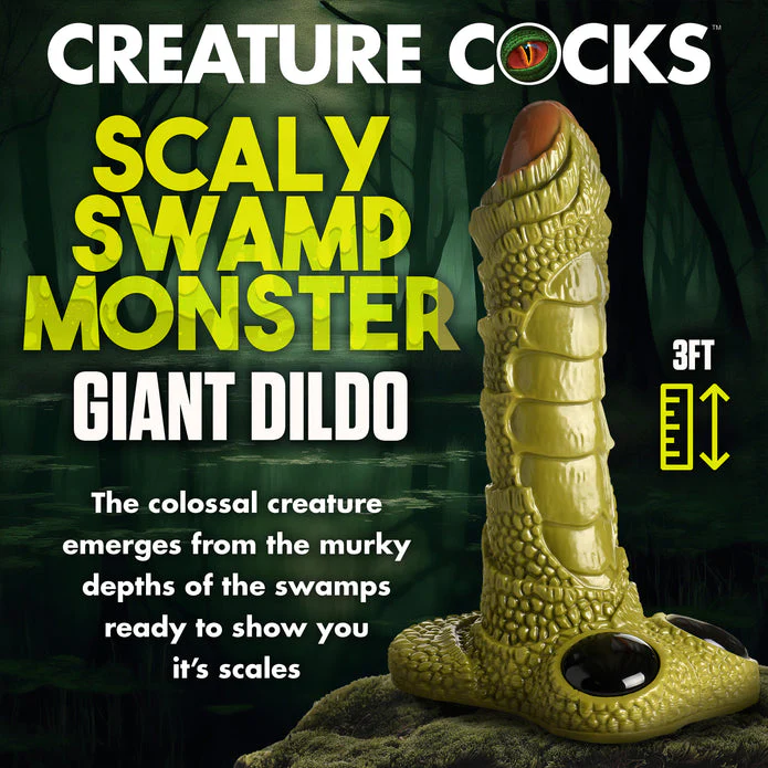 Giant Swamp Monster Scaly Dildo - Image 2