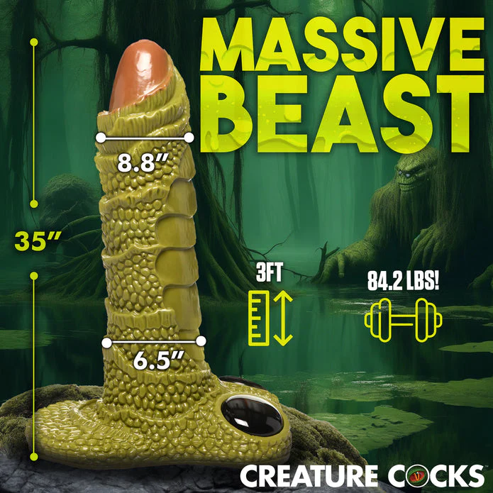 Giant Swamp Monster Scaly Dildo - Image 4