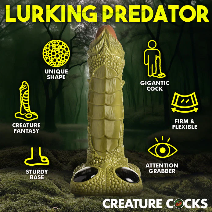 Giant Swamp Monster Scaly Dildo - Image 5