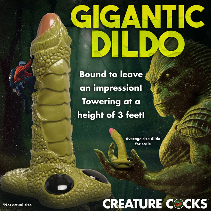 Giant Swamp Monster Scaly Dildo - Image 6
