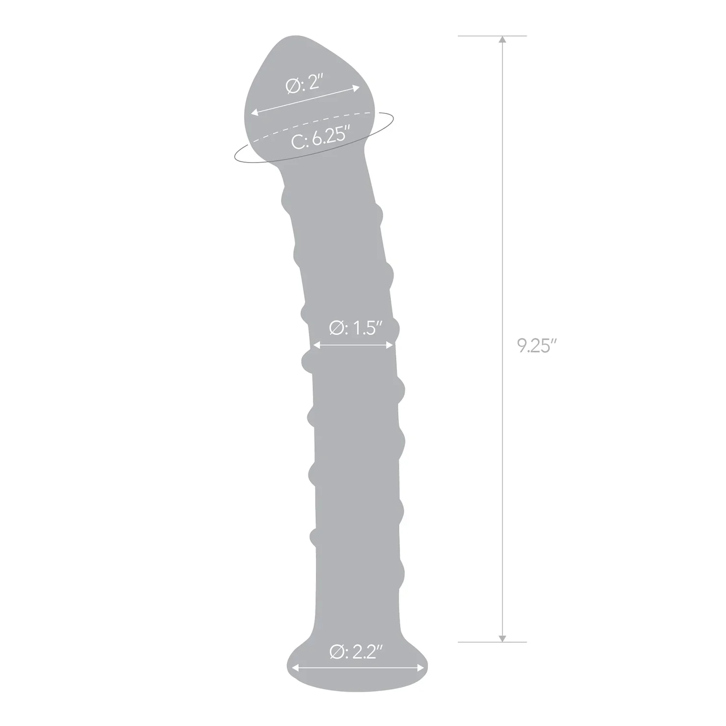 Gläs 10" Mr. Swirly Dildo - Image 4