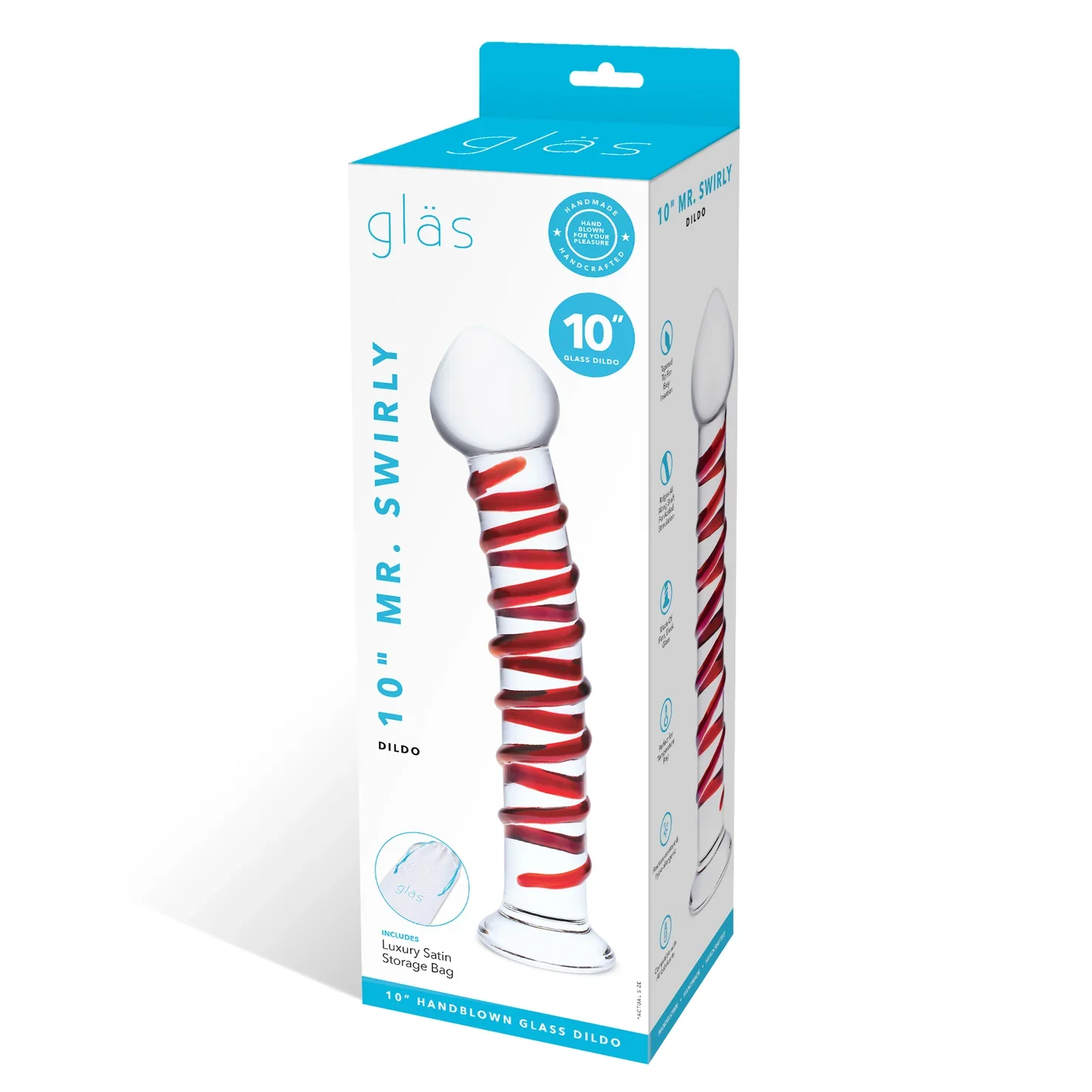 Gläs 10" Mr. Swirly Dildo - Image 5