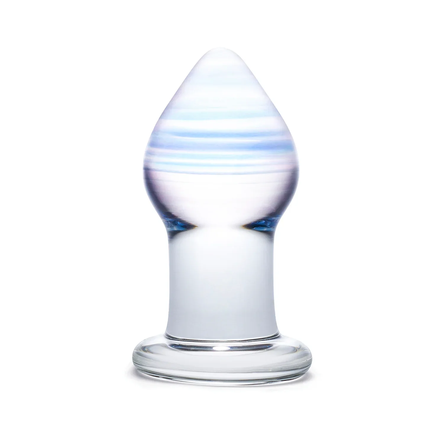 Gläs 3.25" Amethyst Rain Butt Plug - Image 2